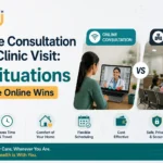 online consultation vs a clinic visit