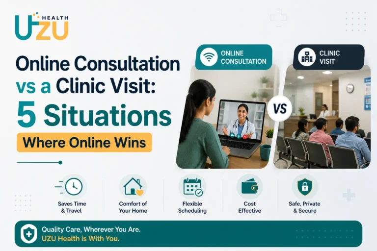 Online Consultation vs a Clinic Visit: 5 Situations Where Online Wins